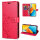 Hülle für ZTE Blade V60 Vita Handy Tasche Handyhülle Hülle Schutzhülle Klapphülle in Rot