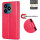 Hülle für ZTE Blade V60 Vita Handy Tasche Handyhülle Hülle Schutzhülle Klapphülle in Rot