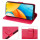 Hülle für ZTE Blade V60 Vita Handy Tasche Handyhülle Hülle Schutzhülle Klapphülle in Rot