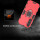 Handyhülle für Samsung Galaxy S25 Ring Case Hülle Outdoor Back Cover Bumper in Rot