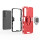 Handyhülle für Samsung Galaxy S25 Ring Case Hülle Outdoor Back Cover Bumper in Rot