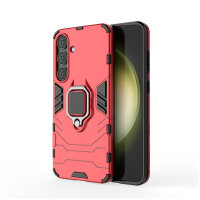Handyhülle für Samsung Galaxy S25+ Ring Case Hülle Outdoor Back Cover Bumper in Rot