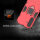 Handyhülle für Samsung Galaxy S25+ Ring Case Hülle Outdoor Back Cover Bumper in Rot