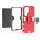 Handyhülle für Samsung Galaxy S25 Ultra Ring Case Hülle Outdoor Back Cover Bumper in Rot