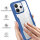 360° Grad Hülle für Xiaomi Redmi Note 14 4G vollschutz Integriertem Displayschutz in Blau