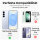 Hülle für Samsung Galaxy S25 Handyhülle Handy Tasche Wallet Case Flip Cover in Blau