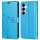 Hülle für Samsung Galaxy S25 Handyhülle Handy Tasche Wallet Case Flip Cover in Blau
