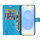 Hülle für Samsung Galaxy S25 Handyhülle Handy Tasche Wallet Case Flip Cover in Blau