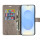 Hülle für Samsung Galaxy S25 Handyhülle Handy Tasche Wallet Case Flip Cover in Grau