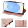 Hülle für Samsung Galaxy S25 Handyhülle Handy Tasche Wallet Case Flip Cover in Rosegold