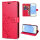 Hülle für Samsung Galaxy S25 Handyhülle Handy Tasche Wallet Case Flip Cover in Rot