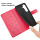 Hülle für Samsung Galaxy S25 Handyhülle Handy Tasche Wallet Case Flip Cover in Rot