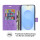 Hülle für Samsung Galaxy S25+ Handyhülle Handy Tasche Wallet Case Flip Cover in Lila