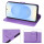 Hülle für Samsung Galaxy S25+ Handyhülle Handy Tasche Wallet Case Flip Cover in Lila