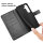 Hülle für Samsung Galaxy S25+ Handyhülle Handy Tasche Wallet Case Flip Cover in Schwarz
