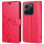 Hülle für Xiaomi Redmi Note 14 5G, Handy Tasche Handyhülle Wallet Case Flip Cover in Rot