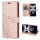 Hülle für Xiaomi Redmi Note 14 Pro 4G, Handy Tasche Handyhülle Wallet Case Flip Cover in Rosegold