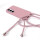 Handykette für Samsung Galaxy S25+ Hanyhülle mit Band Hülle mit Kodel Smartphone Halskette in Rosa