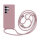 Handykette für Samsung Galaxy S25 Ultra Hanyhülle mit Band Hülle mit Kodel Smartphone Halskette in Rosa
