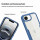 Handyhülle für Apple iPhone 16E – 360° Panzer Case mit Displayschutz Blau