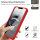 Handyhülle für Apple iPhone 16E – 360° Panzer Case mit Displayschutz Rot