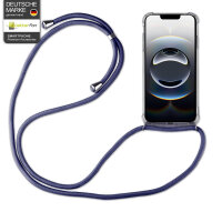 Handykette für Apple iPhone 16E – Handyhülle mit Band Blau