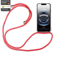 Handykette für Samsung Galaxy A36 / A56 Handyhülle mit Band Case TPU Hülle mit Kordel in Rot