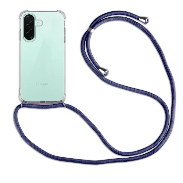 Handykette für Samsung Galaxy A26 Handyhülle mit Band Case TPU Hülle mit Kordel in Blau