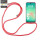 Handykette für Samsung Galaxy A26 Handyhülle mit Band Case TPU Hülle mit Kordel in Rot