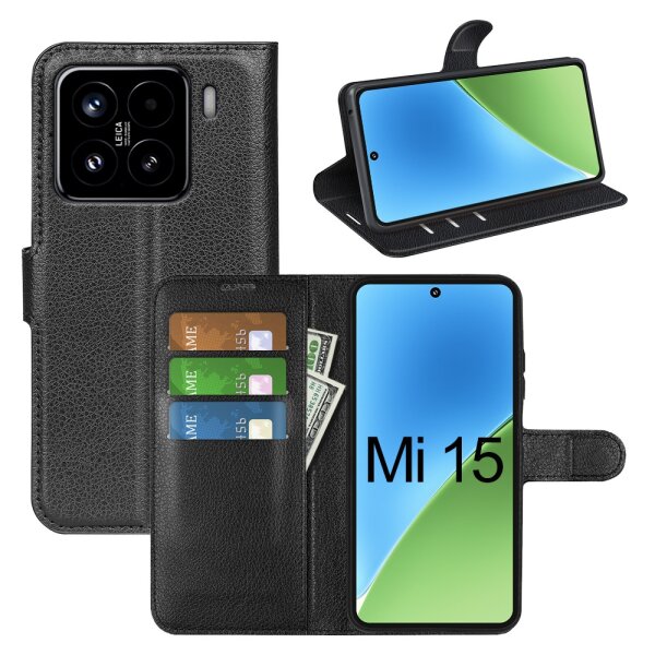 Hülle für Xiaomi 15 Handyhülle Handy Tasche Klapphülle Flipcase Wallet Case Etui