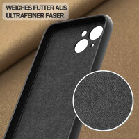 Handyhülle für Apple iPhone 15 – Bumper Back Cover Schwarz