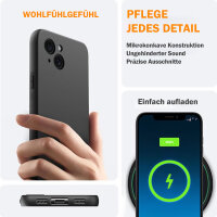 Handyhülle für Apple iPhone 15 – Bumper Back Cover Schwarz