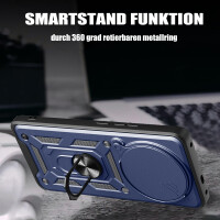 Outdoor Panzer Hülle für Xiaomi 15 Ultra Handyhülle Kameraschutz Ringhalter in Blau