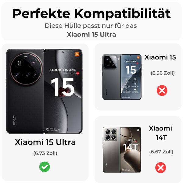 RankOne Silikonhülle Für Xiaomi MI 15 Ultra – Stoßfest, Mit CD-Muster, Orange