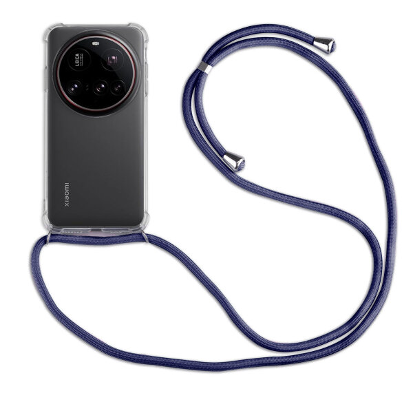 Handykett für Xiaomi 15 Ultra Hülle mit Kordel Handyhülle mit Band in Blau