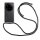 Handykett für Xiaomi 15 Ultra Hülle mit Kordel Handyhülle mit Band in Schwarz