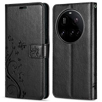 Hülle für Xiaomi 15 Ultra Handy Tasche Handyhülle Wallet Case Flip Cover in Schwarz