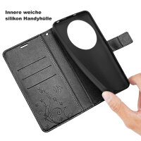 Hülle für Xiaomi 15 Ultra Handy Tasche Handyhülle Wallet Case Flip Cover in Schwarz
