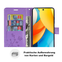 Hülle für Xiaomi 15 Ultra Handy Tasche Handyhülle Wallet Case Flip Cover in Lila