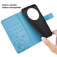 Hülle für Xiaomi 15 Ultra Handy Tasche Handyhülle Wallet Case Flip Cover in Blau