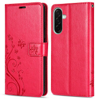 Handy Tasche für Samsung Galaxy A26 5G Hülle Handyhülle Klapphülle Wallet Case in Rot
