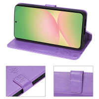 Handy Tasche für Samsung Galaxy A56 Hülle Handyhülle Klapphülle Wallet Case in Lila