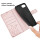 Hülle für iPhone 16E Handy Tasche Handyhülle Schutzhülle Klapphülle in Rosegold