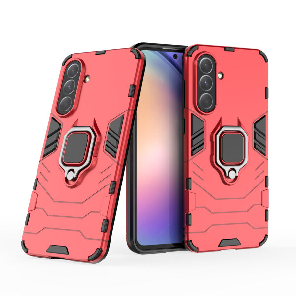Hülle für Samsung Galaxy A56 Handyhülle Outdoor Schutzhülle Back Cover Bumper in Rot