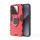 Hülle für Xiaomi 15 Handyhülle Stoßfest 360° Drehbarer Ring Ständer TPU Back Cover in Rot