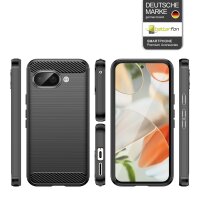 Hülle für Google Pixel 9A Carbon Outdoor Case Back Cover Handy Tasche Handyhülle