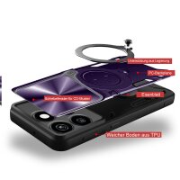 Outdoor Panzer Hülle für ZTE Blade A55 / A35 Handyhülle mit Slide Kameraschutz Ringhalter Bumper in Lila