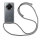 Handykette für Google Pixel 9A Serie Handyhülle mit Band Hülle Kordel Bumper in Grau
