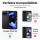 Handykette ür Google Pixel 9A Serie Handyhülle mit Band Hülle Kordel Bumper in Rainbow