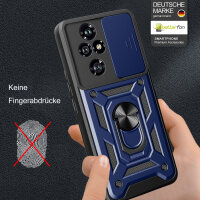 Outdoor Panzer Hülle für Honor 200 Pro Handyhülle mit Slide Kameraschutz Ringhalter in Blau